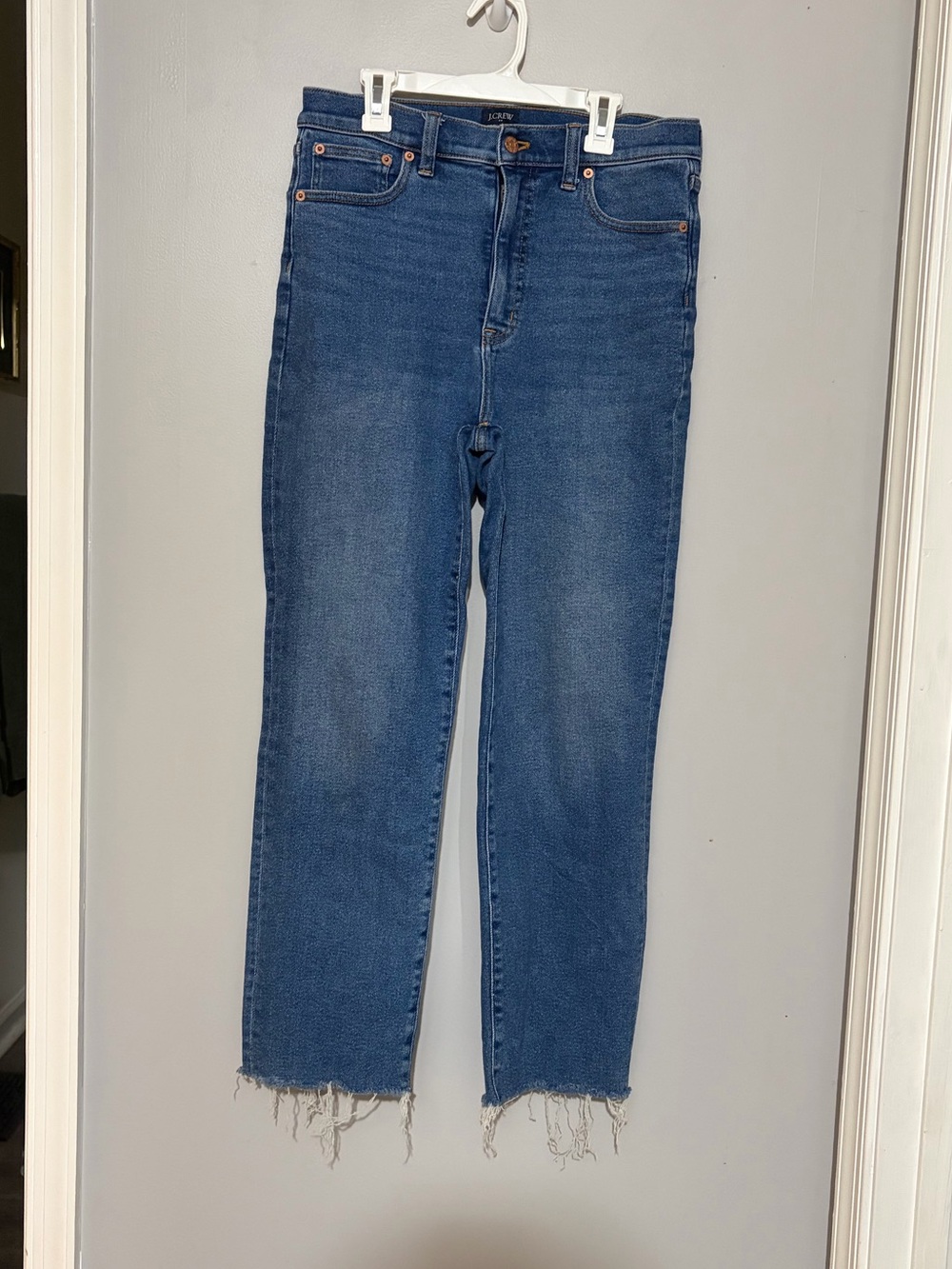J. Crew Factory Stovepipe Straight Jeans Medium Wash Size 28
